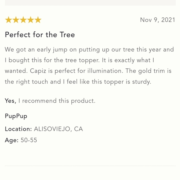 Anthropologie Illuminated Capiz Star Tree Topper - Picture 5 of 7